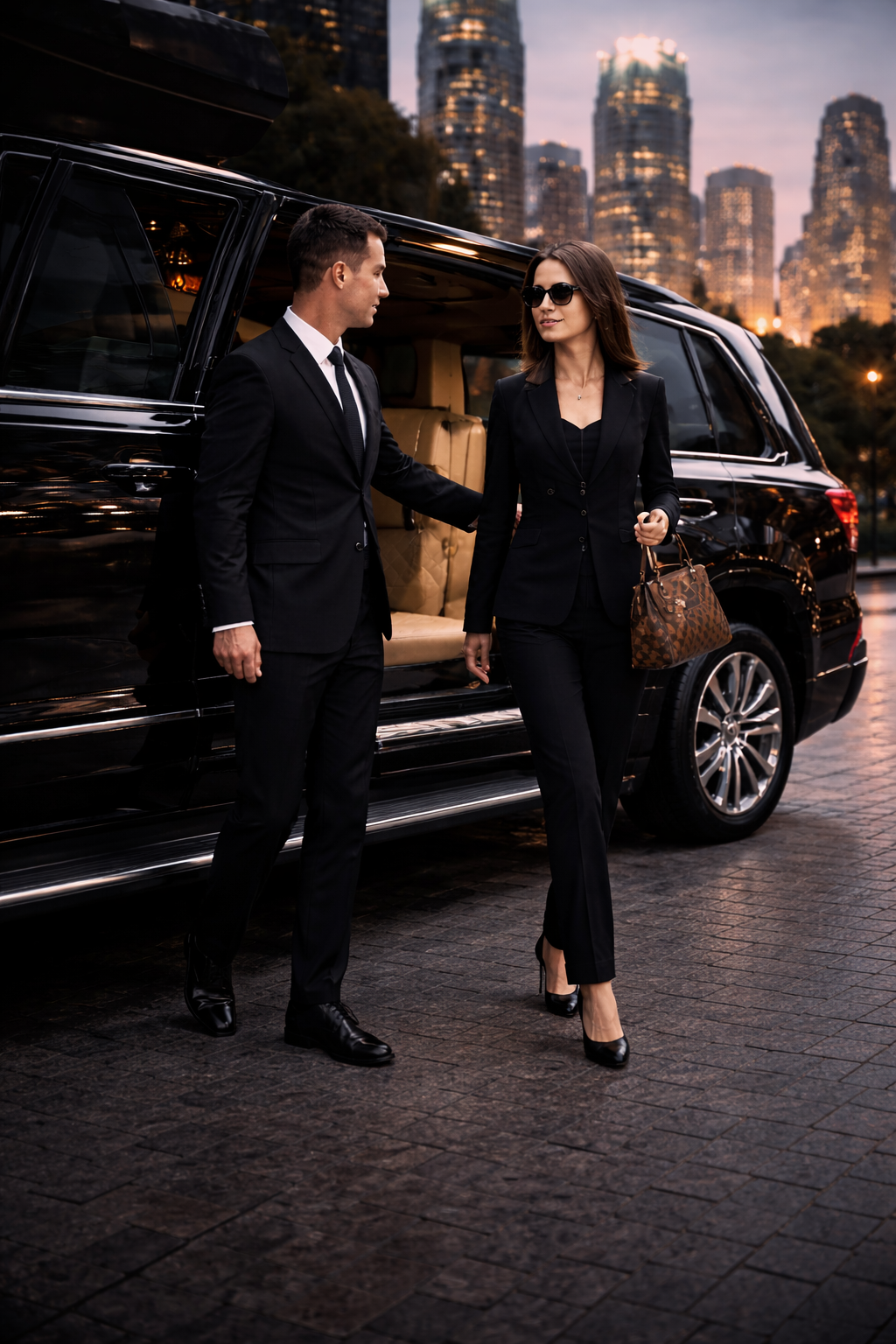 urban street with vehicles [background image]