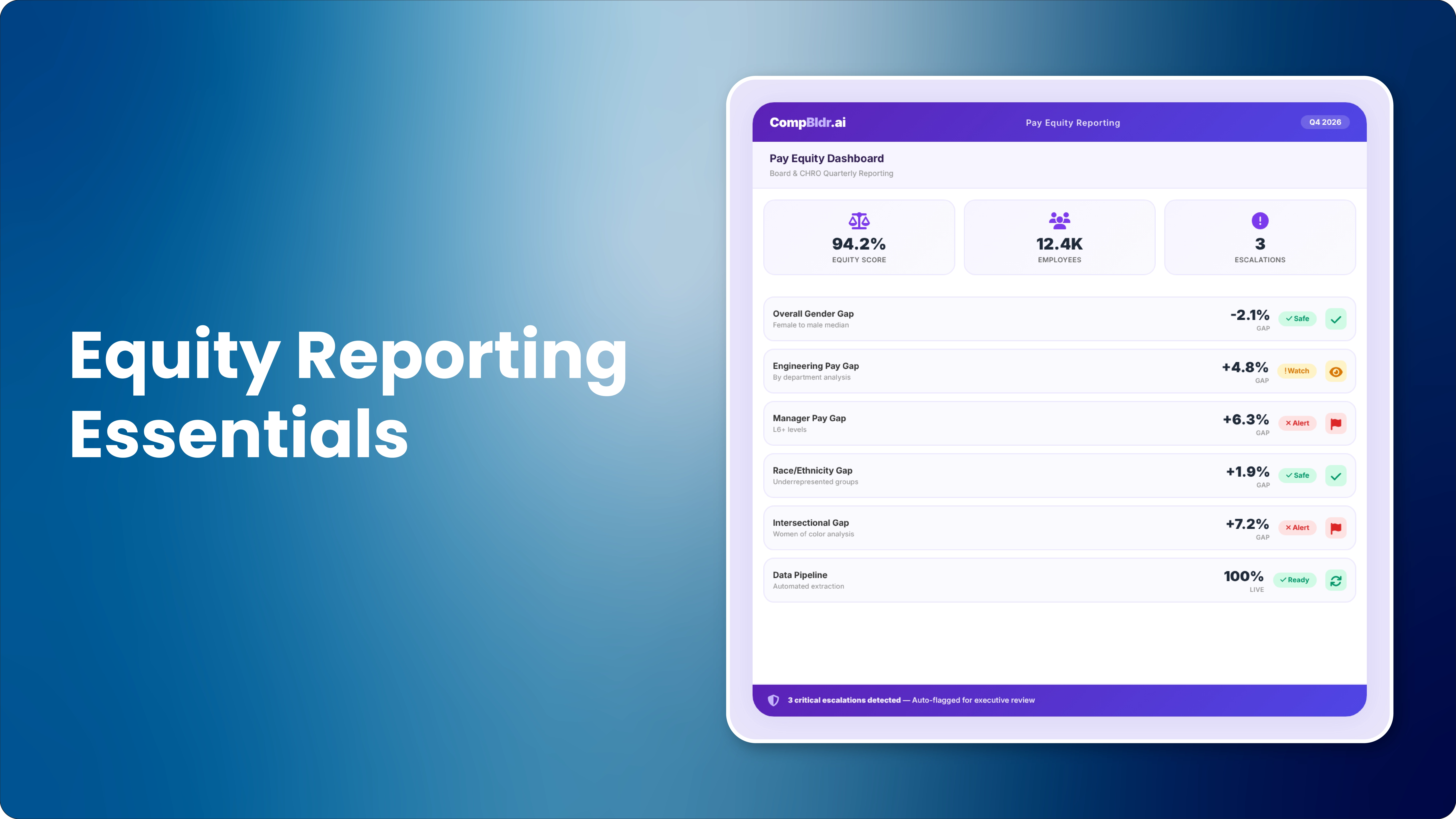 Pay Equity Reporting hero section image