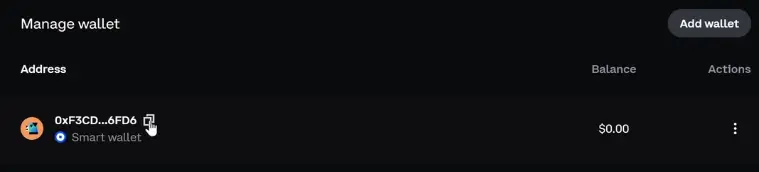 Non-custodial wallet