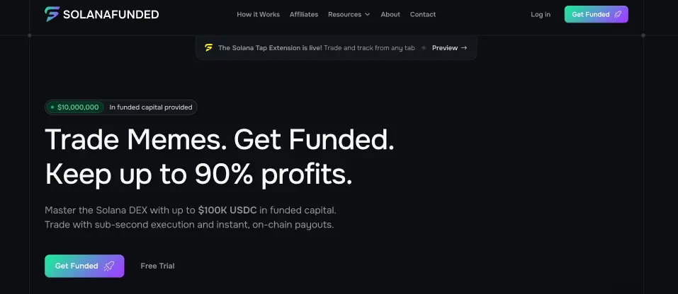 Crypto prop firm example