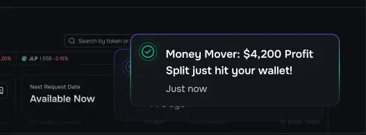 Crypto prop firm payout example