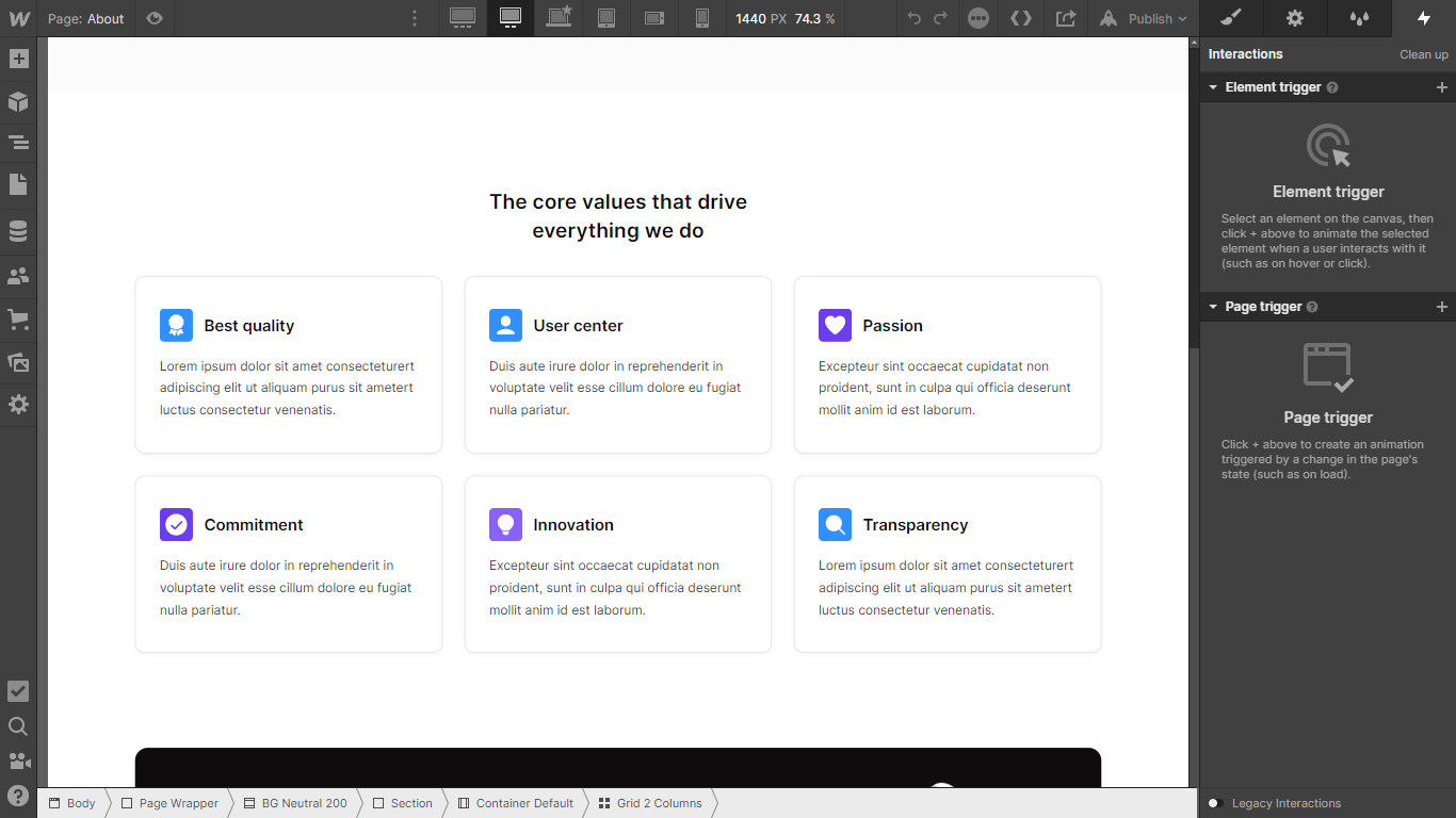 Curated X - Webflow Template And Ui Kit Icons And Graphics