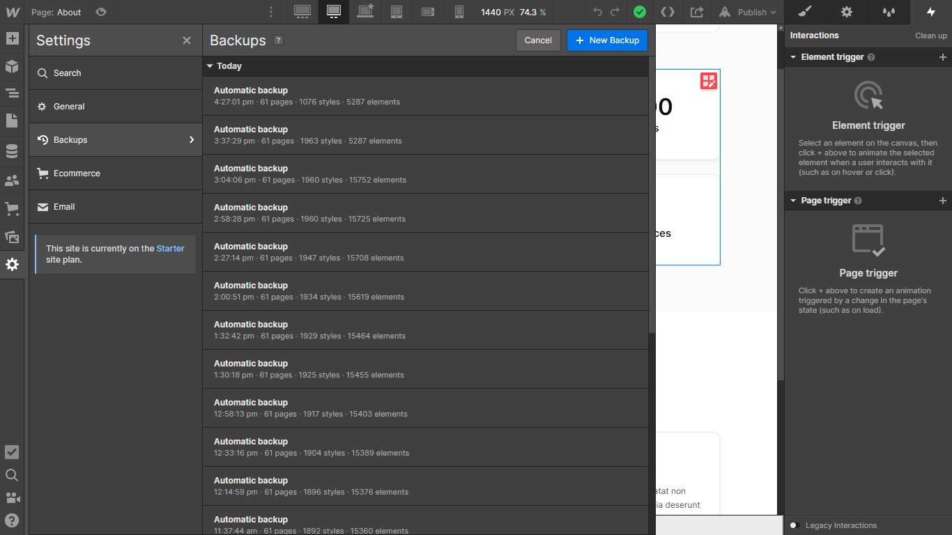 Curated X - Webflow Template And Ui Kit Backups