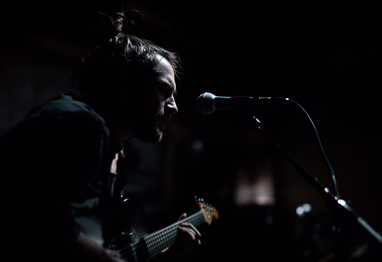 image of band on stage