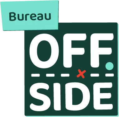 Bureau Offside logo - groen