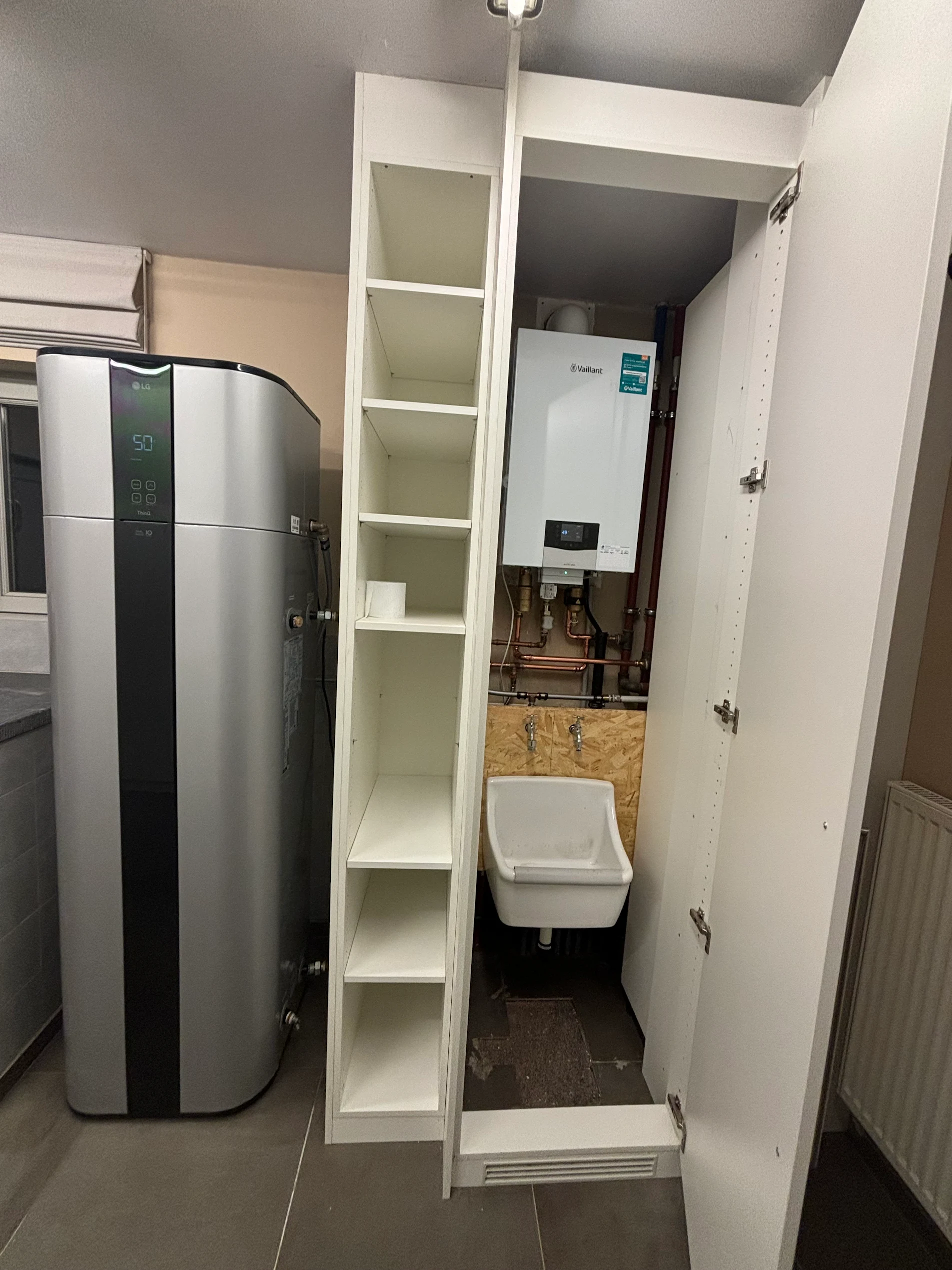 Installatie van warmtepomp en boiler door Sanyvan loodgieter