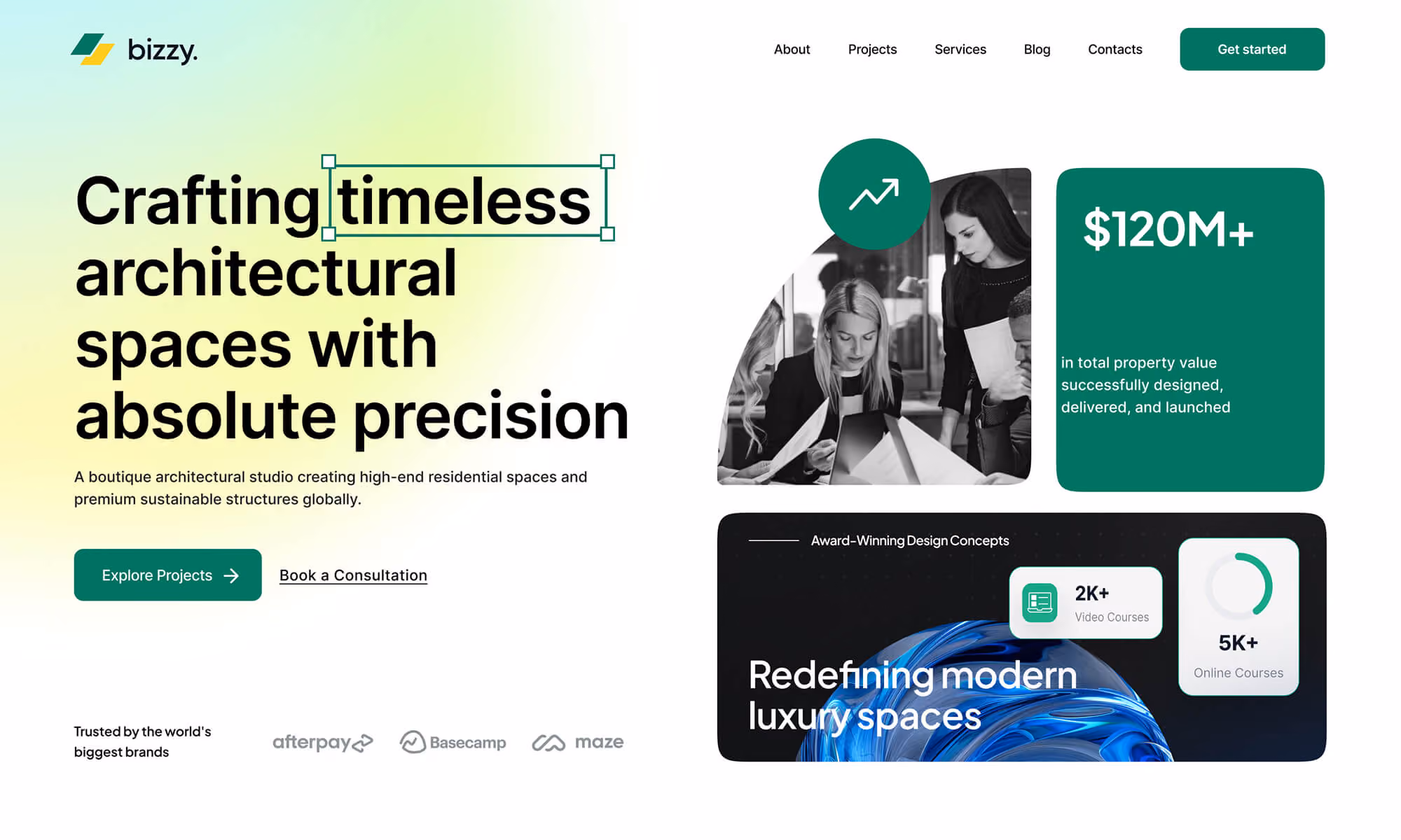 webflow template after