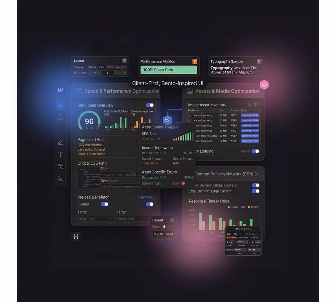 Technical SEO & Speed Optimization webflow