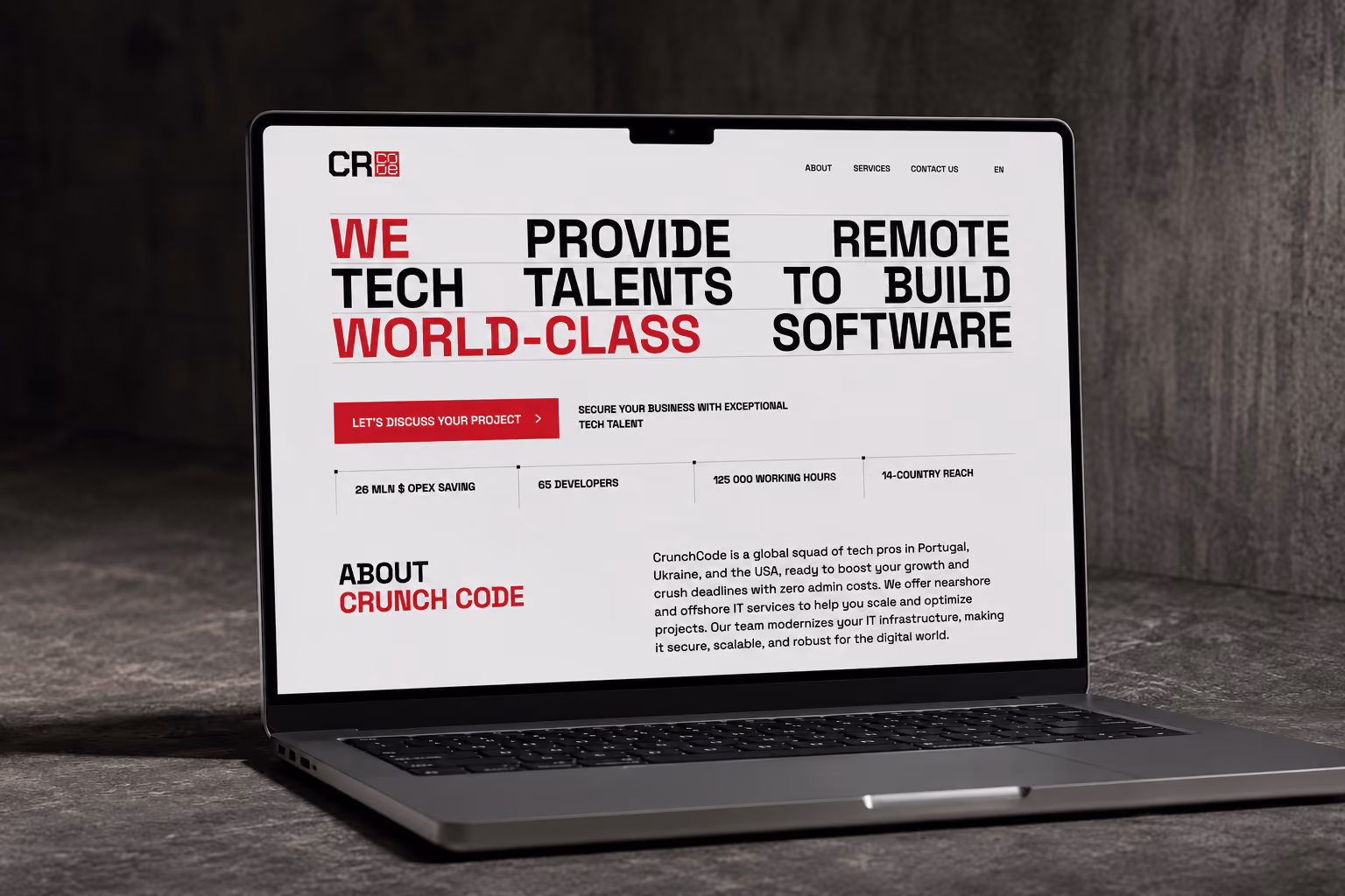 Crunchcode - global squad of tech professionals spanning