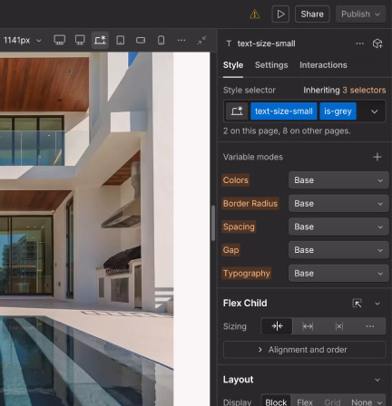 Combo classes webflow template