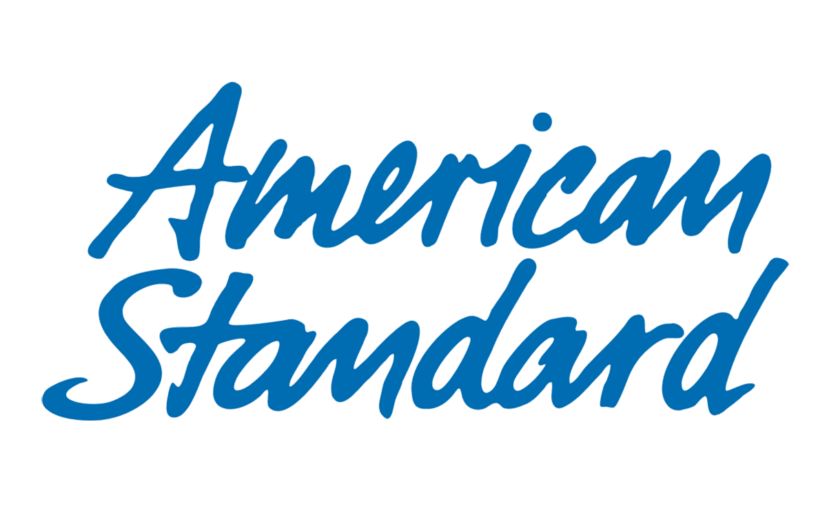 American Standard brand logo text in blue script font.