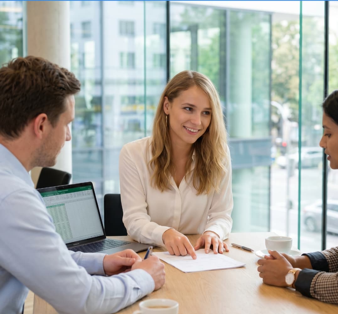 Persönliche Steuerberatung im professionellen Beratungsgespräch