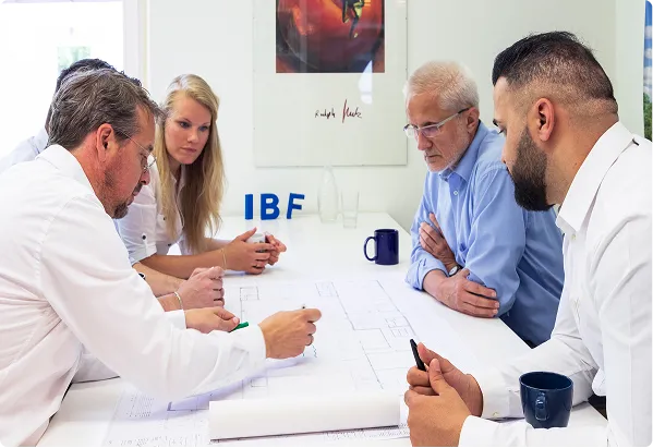 Projektbesprechung bei IBF Tragwerk