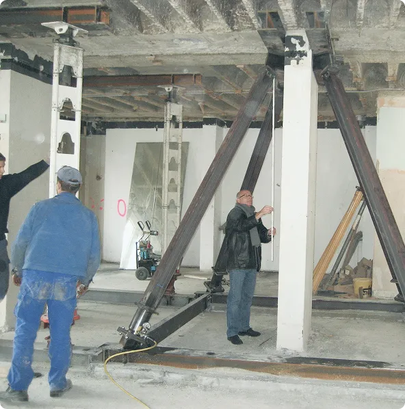 Baustellenbegehung im Rahmen der Fachbauleitung