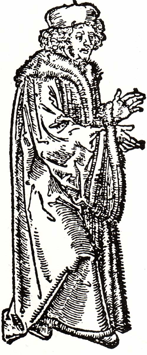 Johann Reuchlin, woodcut depiction from 1516