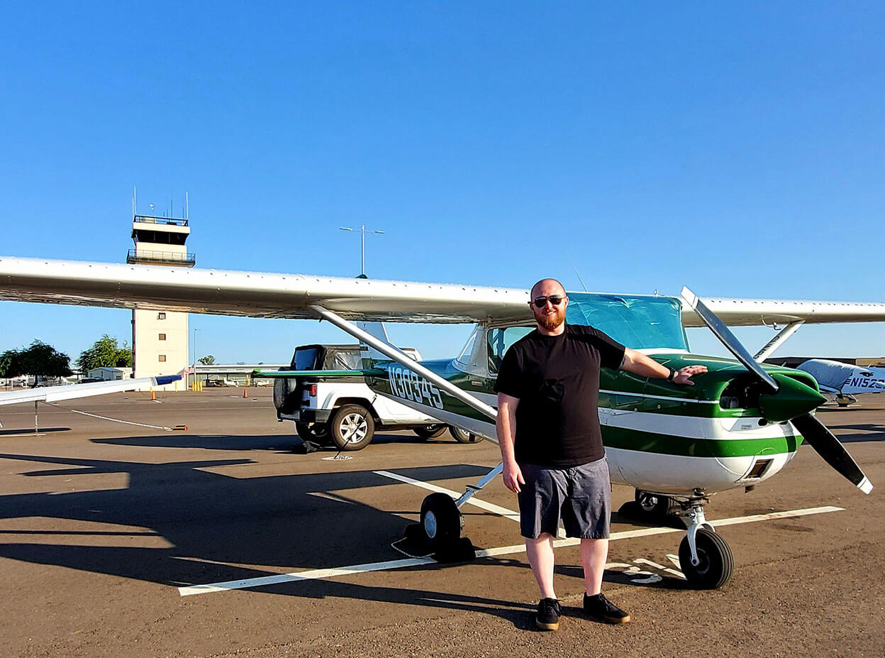 First time flying a plane