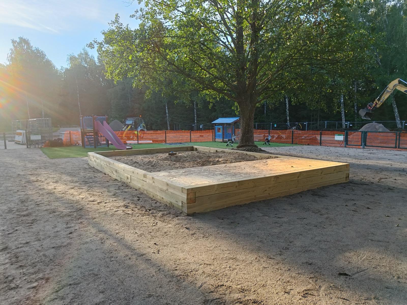 image of preschool outdoor playtime