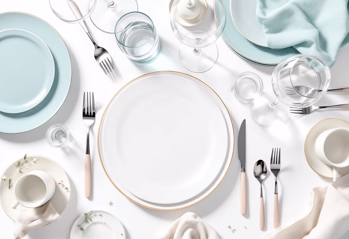 image of kitchenware collection (for a home goods store)