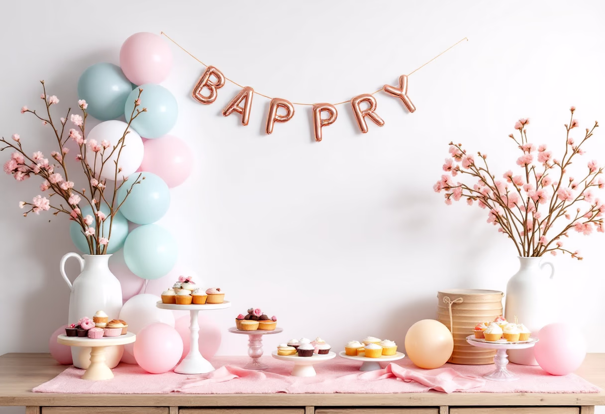 image of themed event decorations (for a bakery)