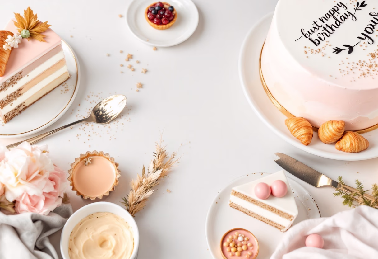 [background image] image of festive bakery event (for a bakery)