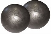 A pair of round metal ballsDescription automatically generated