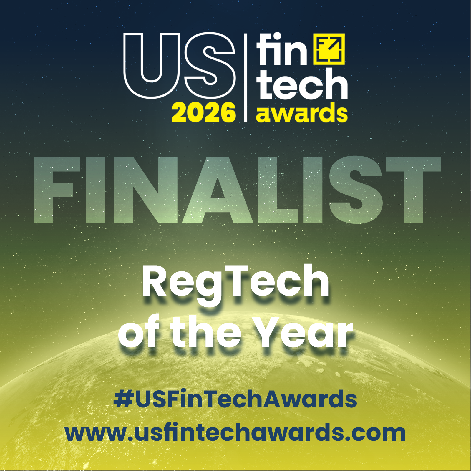 Aethryx named RegTech of the Year finalist at the US FinTech Awards 2026