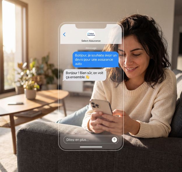 Demande de devis assurance sur WhatsApp — Select Assurance Marseille