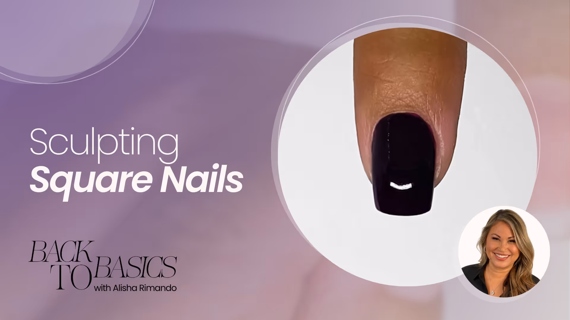 Sculptured Square and Squoval Nail Technique