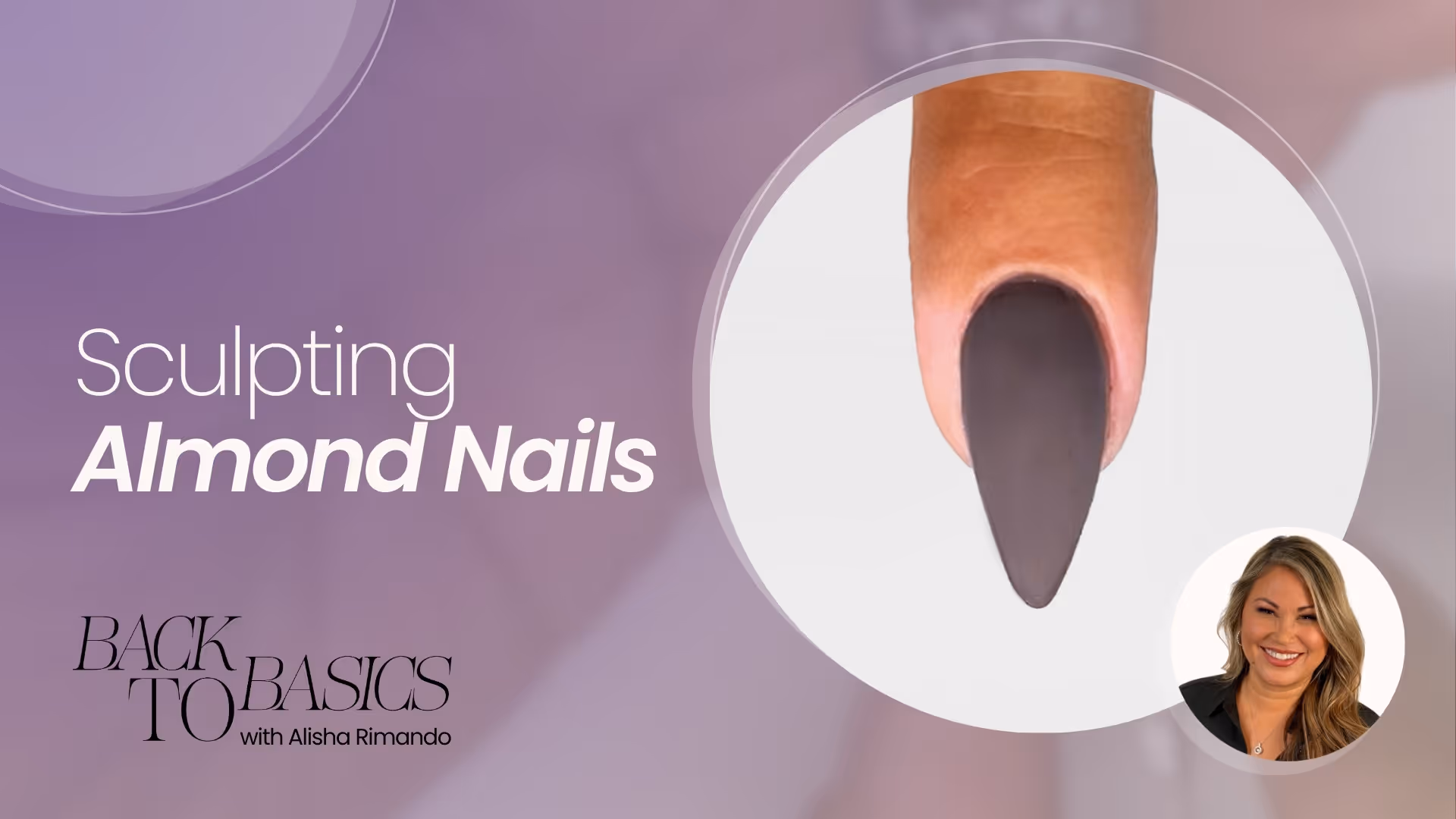 Sculptured Almond and Point Nail Technique