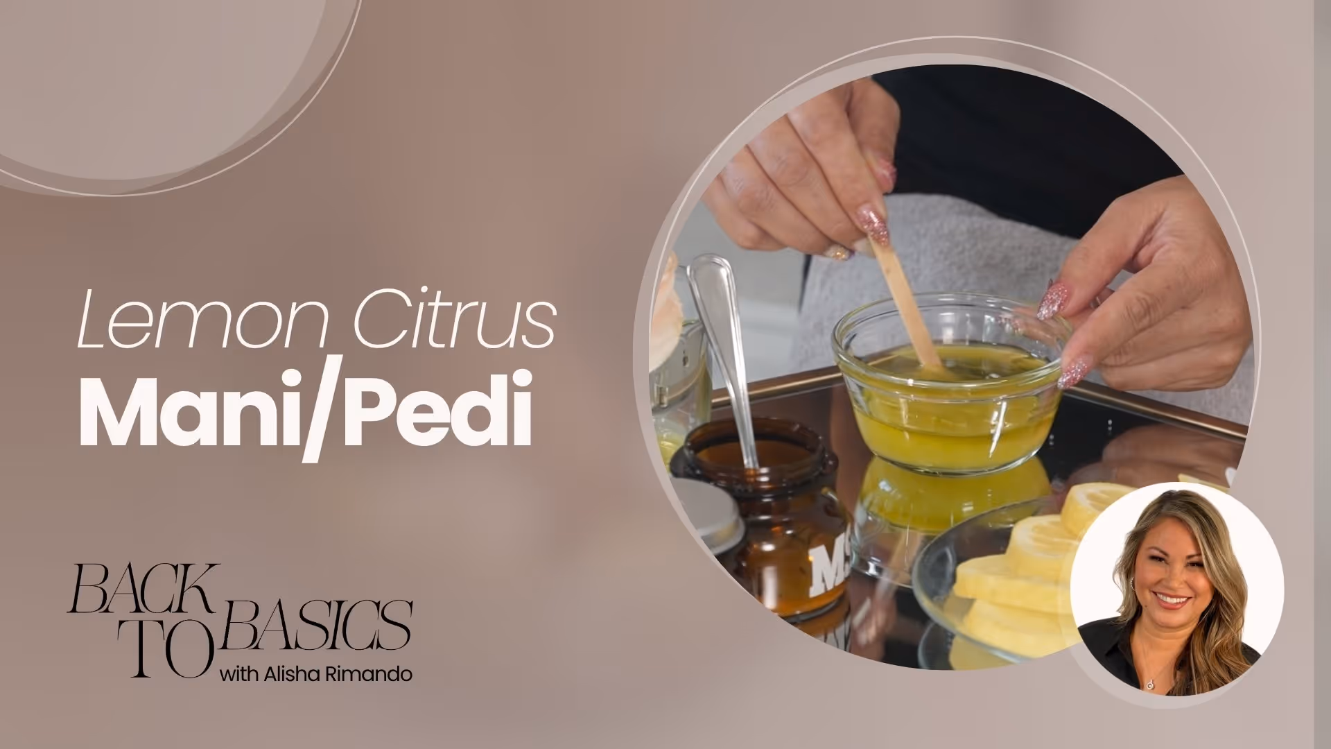 Spring Lemon Citrus Manicure and Pedicure Service