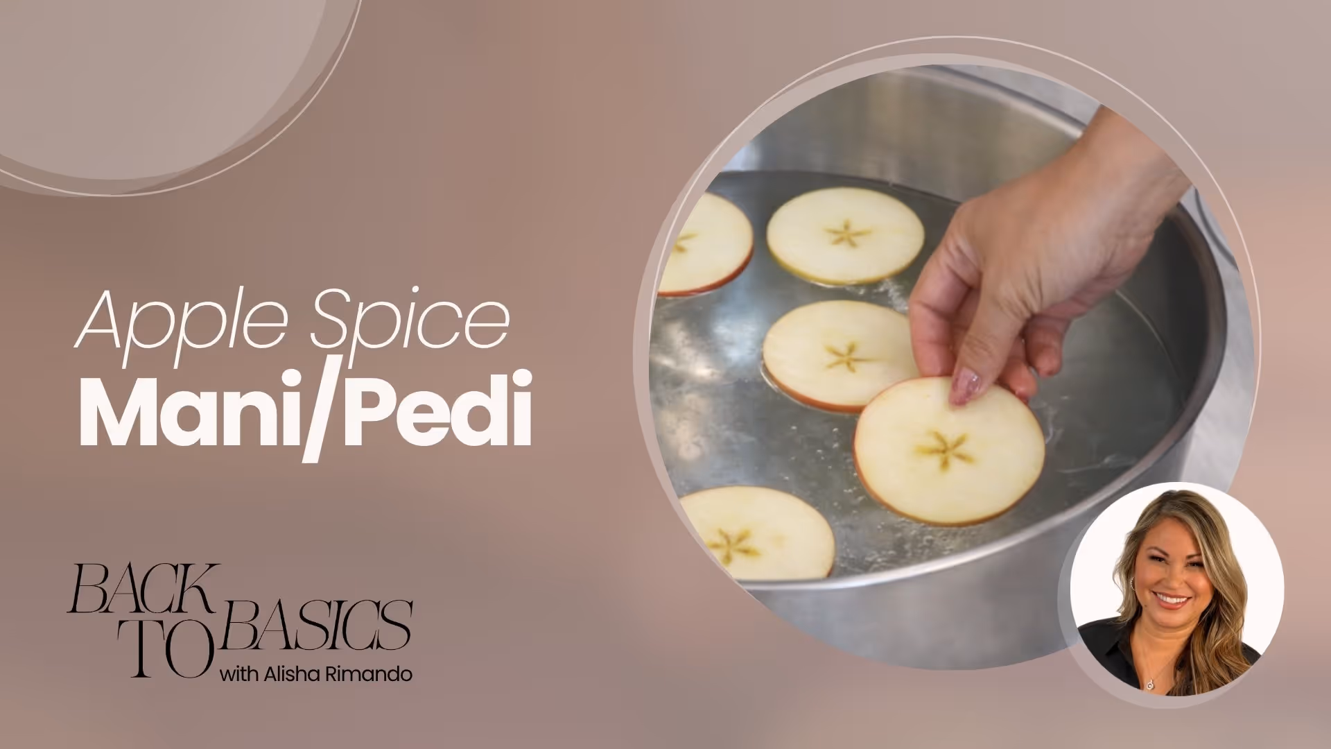Fall Apple Spice Manicure and Pedicure Service
