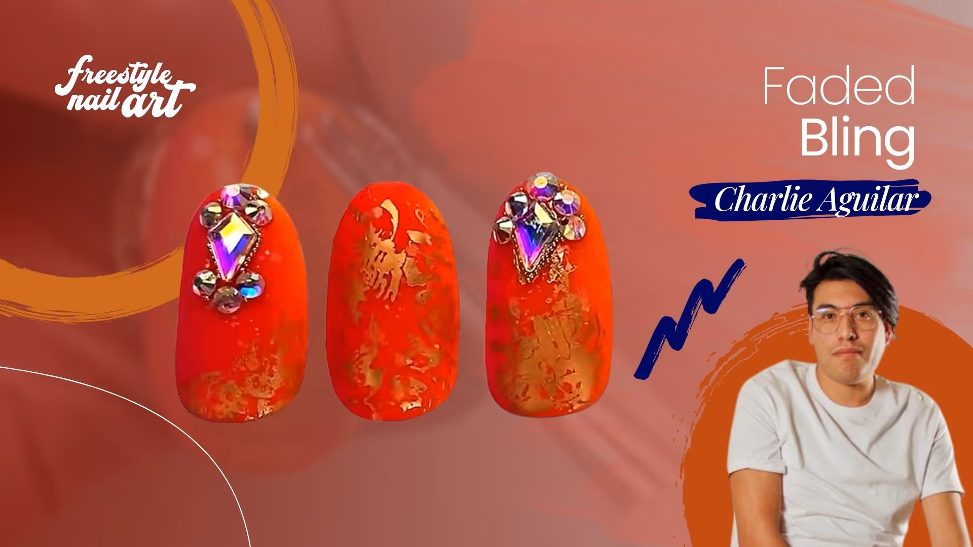 Fade and Flourish | Glam Ombre Gel Design