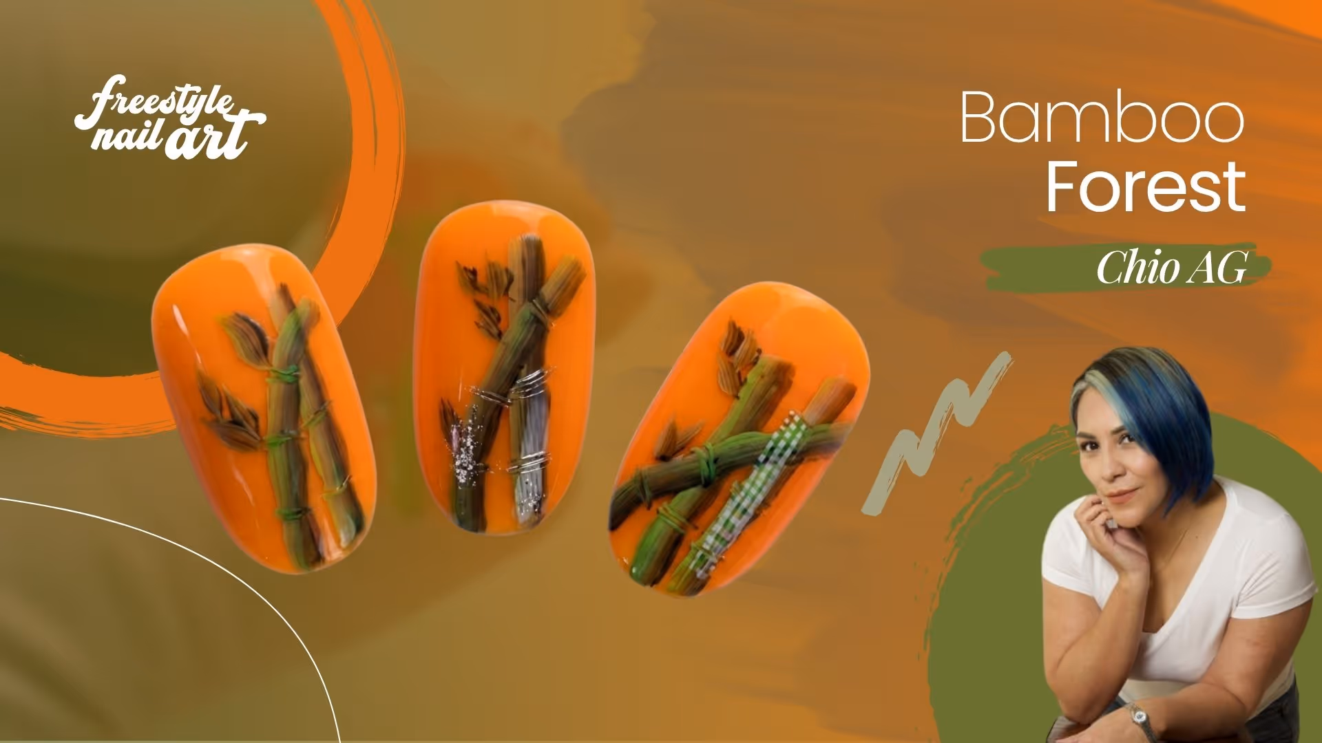 Bamboo Forest | One Stroke Gel Design