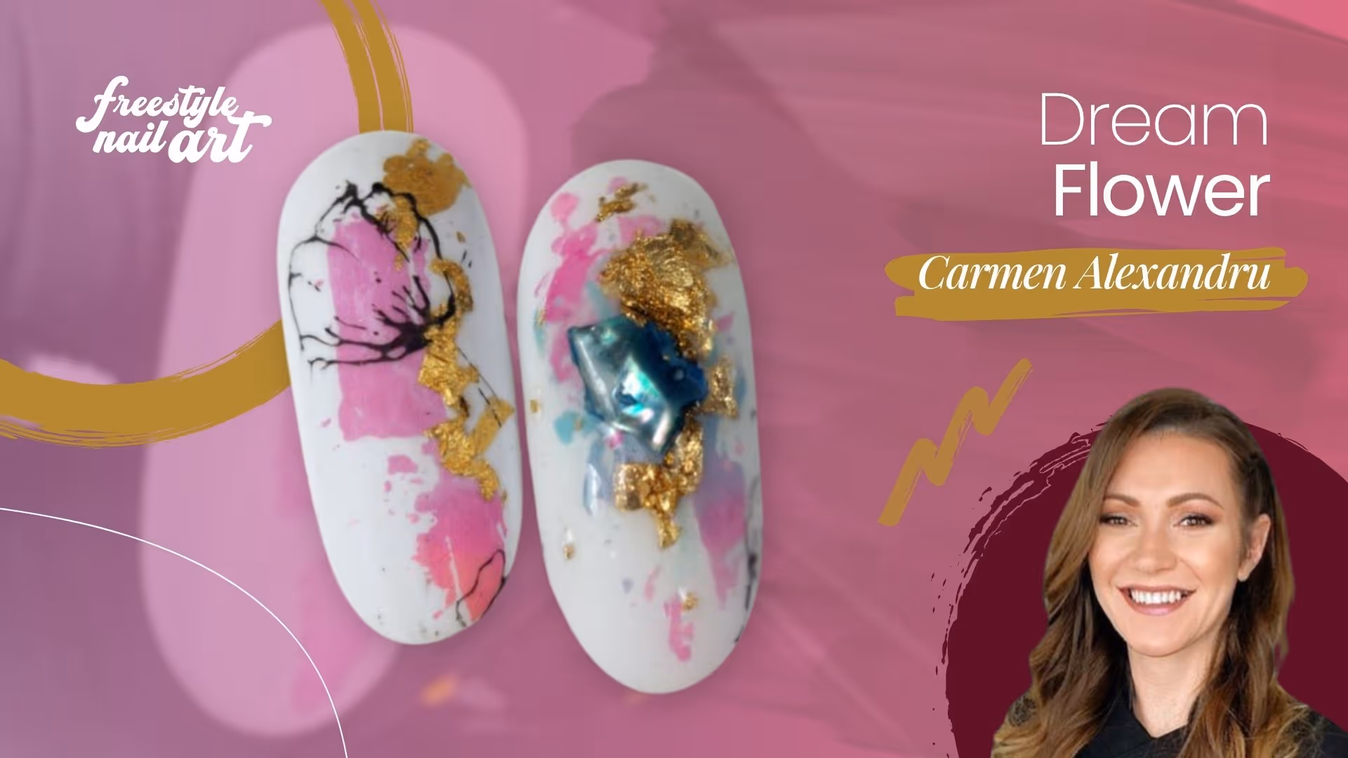 Dream Flower | Abstract Foil Design