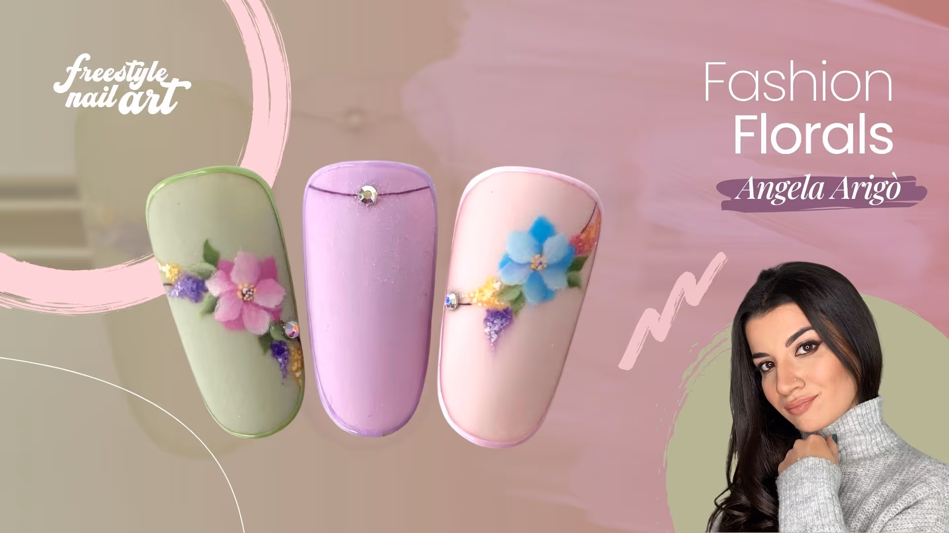 Fashion Florals | One Stroke Flower Design