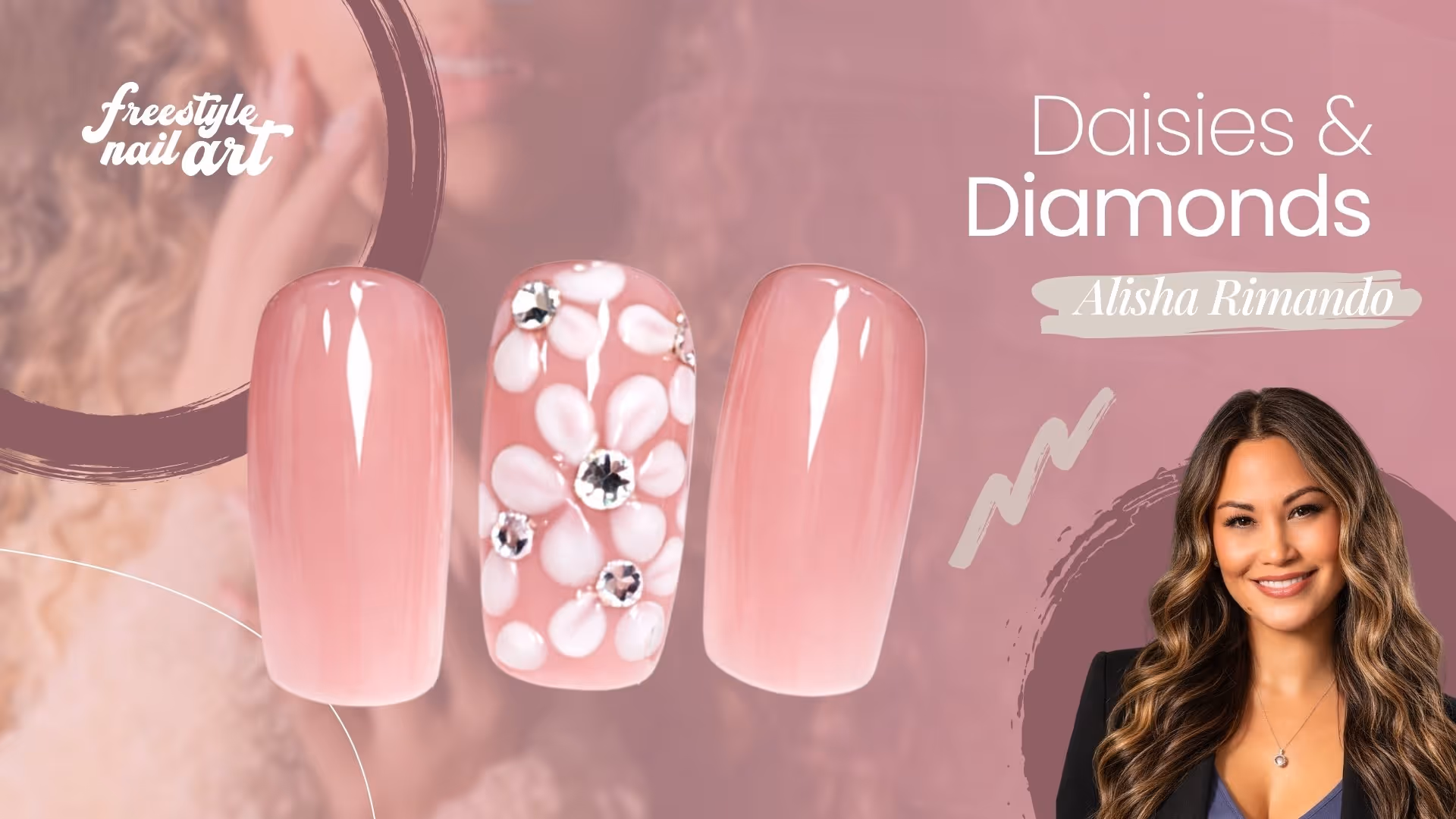 Simple Daisy & Diamond | 3D Acrylic Design