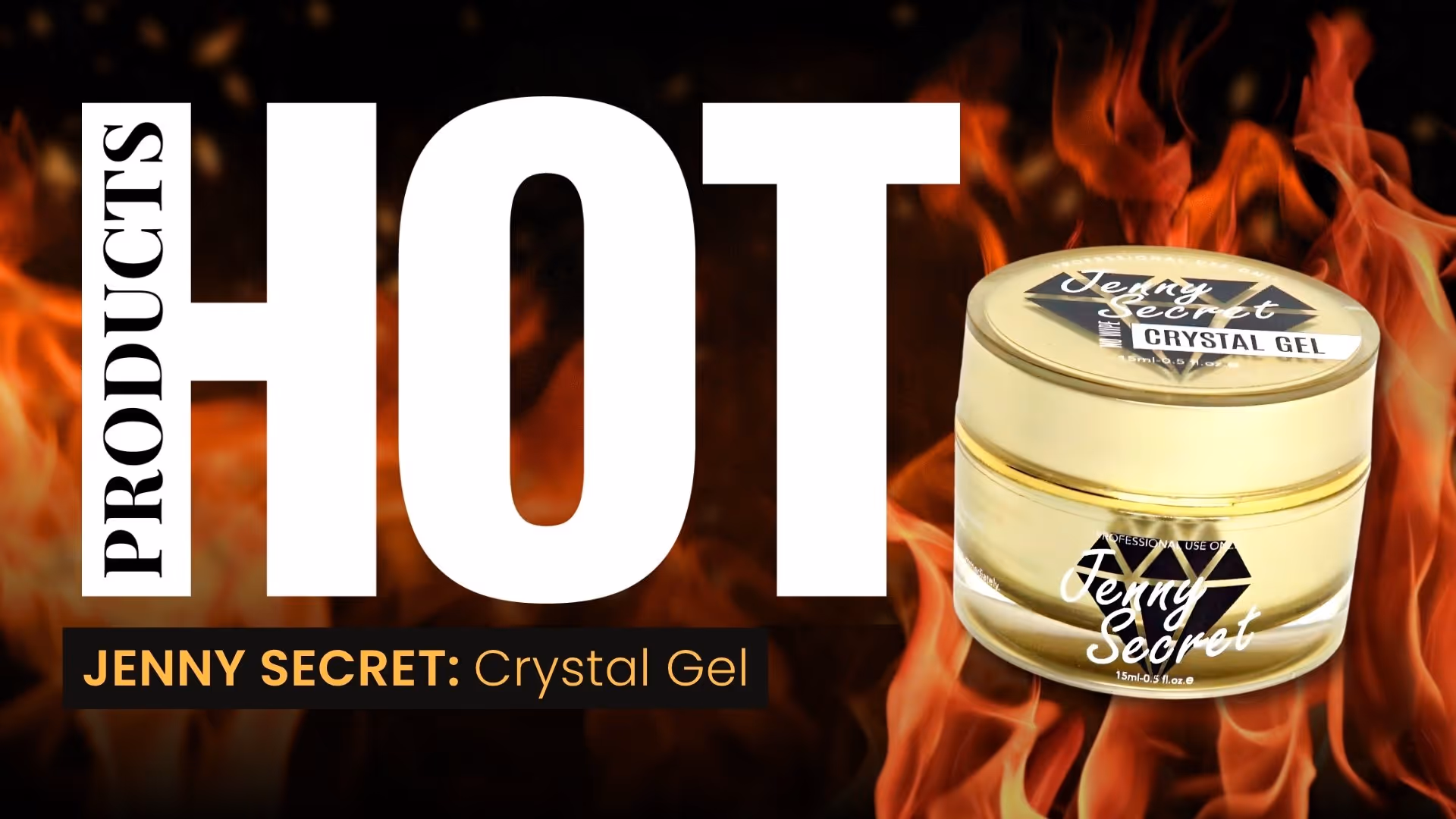 Jenny’s Secret Crystal Gel Review | Bling Nail Art Gel