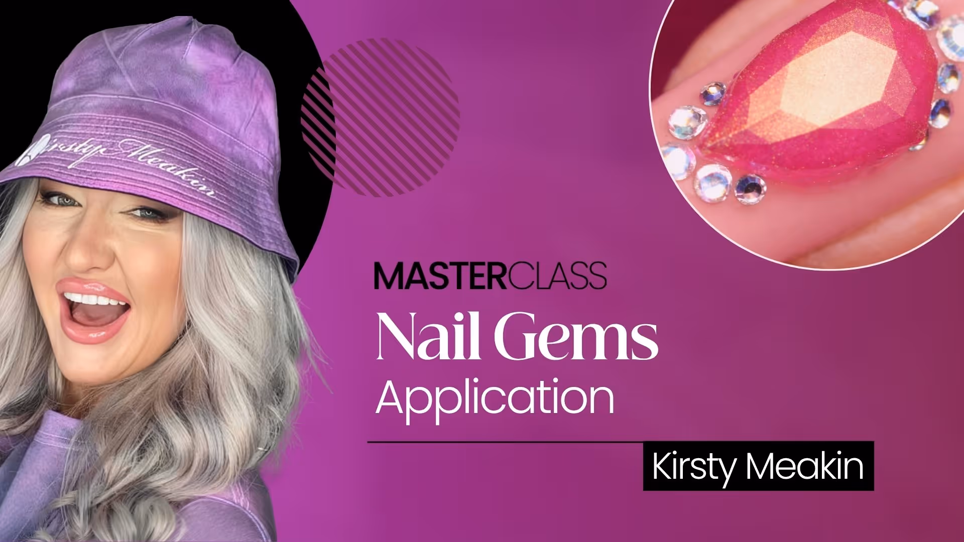 Nail Gem Design: Placement, Patterns & Styling | Kirsty Meakin MasterClass