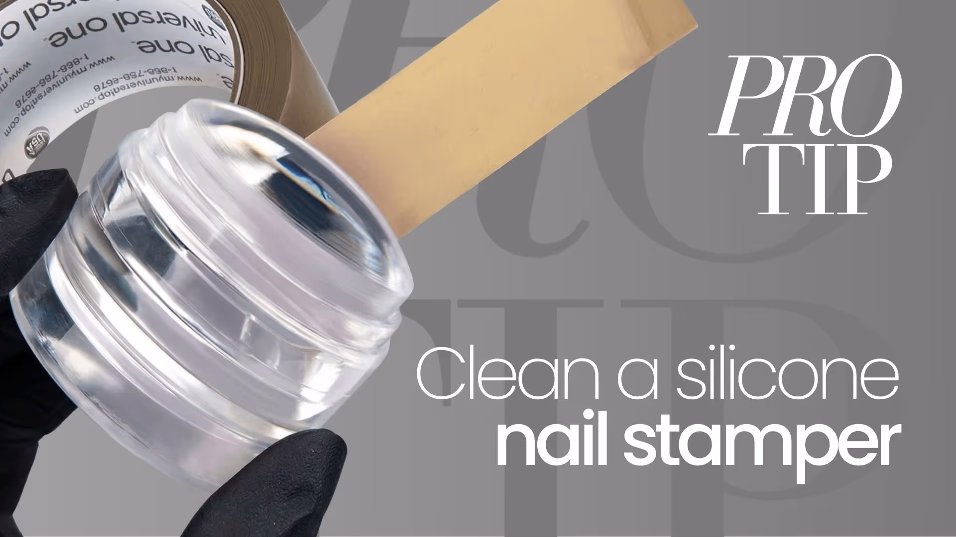 How to Clean a Silicone Nail Stamper for Perfect Transfers | Pro Tip