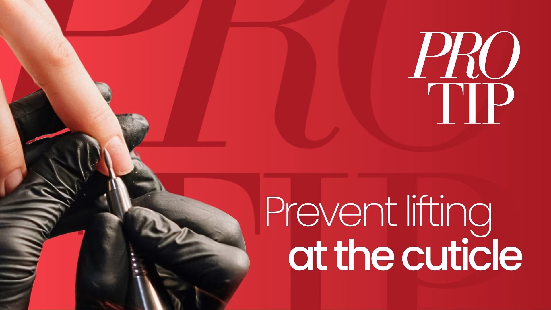How to Prevent Lifting at the Cuticle with an E-File | Pro Tip
