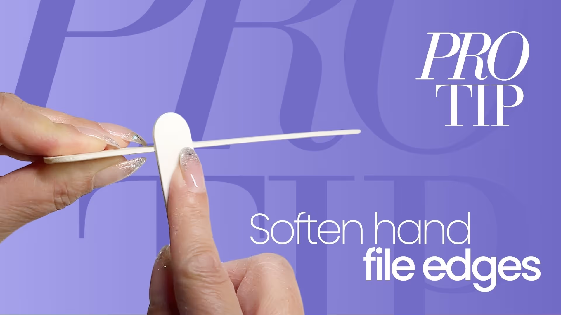 How to Soften Hand File Edges to Prevent Cutting Clients | Pro Tip