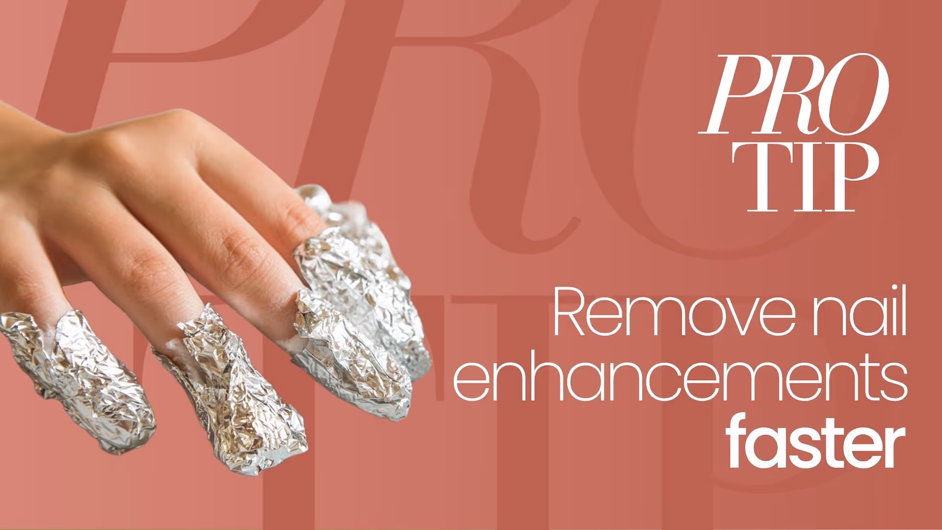 How to Remove Nail Enhancements Faster | Pro Tip