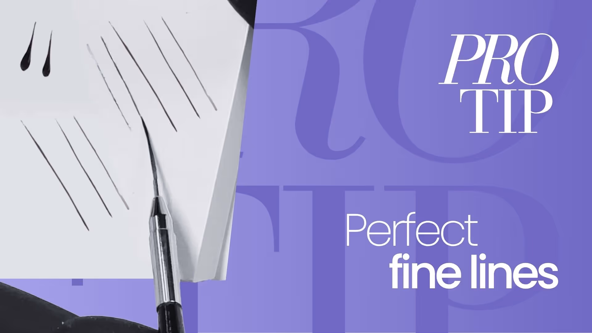 How to Create Fine Lines in Nail Art with Proper Brush Loading | Pro Tip
