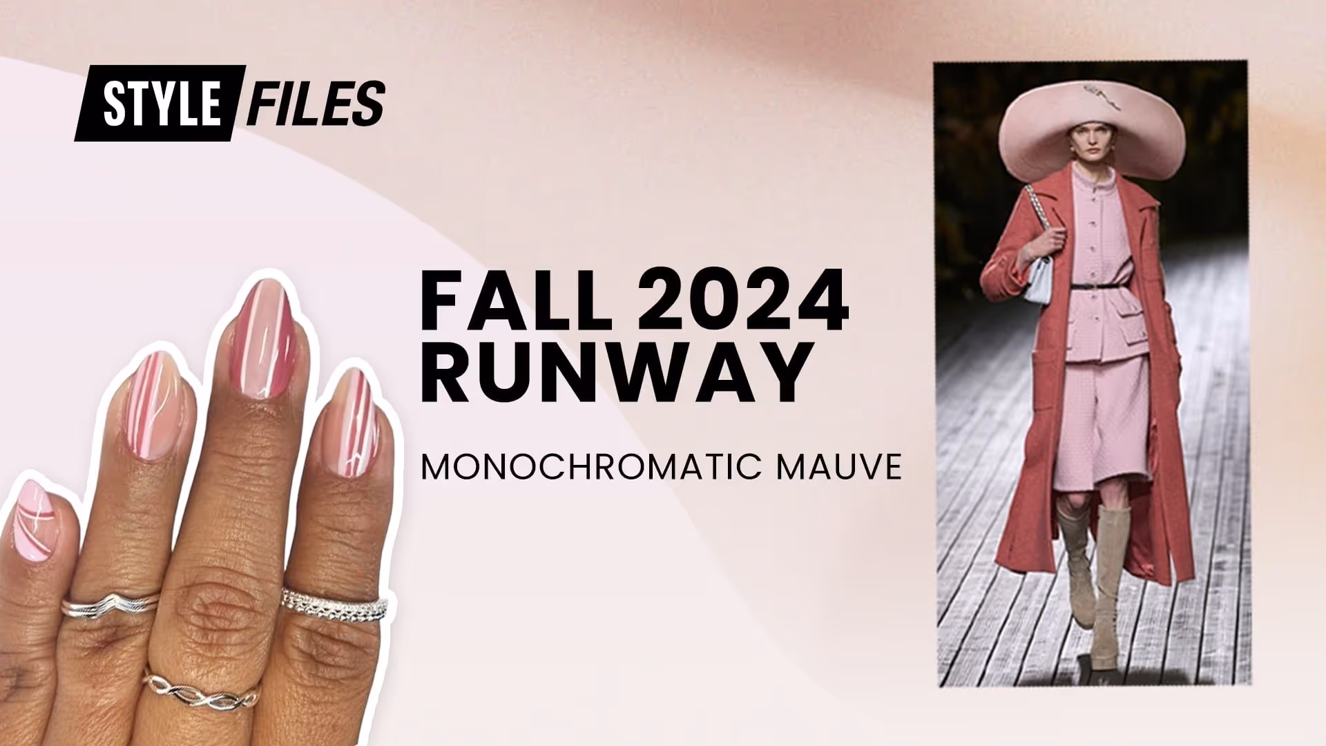 Runway Nails: Fall 2024 Color Blocking Design