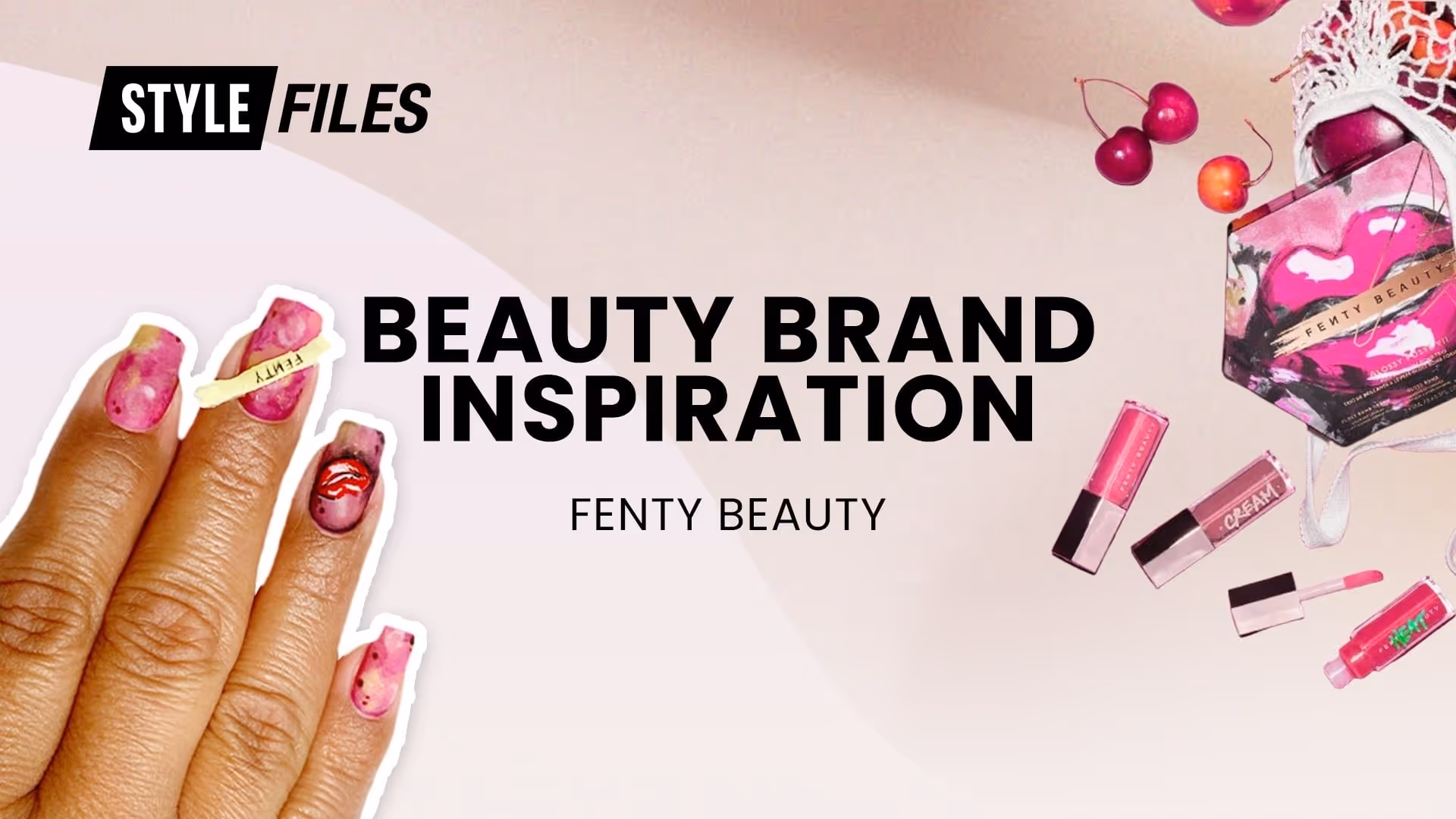 Beauty Brand Nails: Fenty Gloss Bomb 3D Sculpted Design
