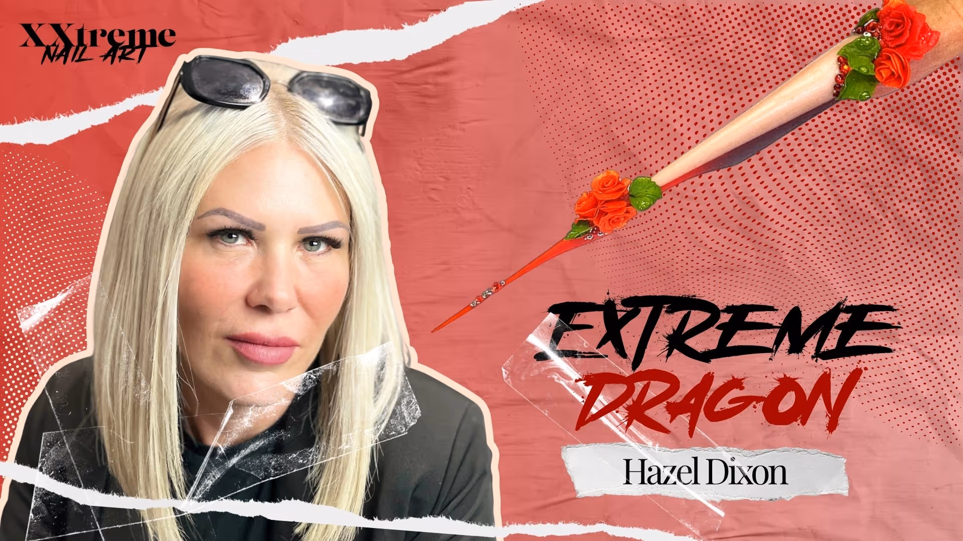 Extreme Dragon Nail Art with 3D Sculpting by Hazel Dixon | XXTREME Nail Art