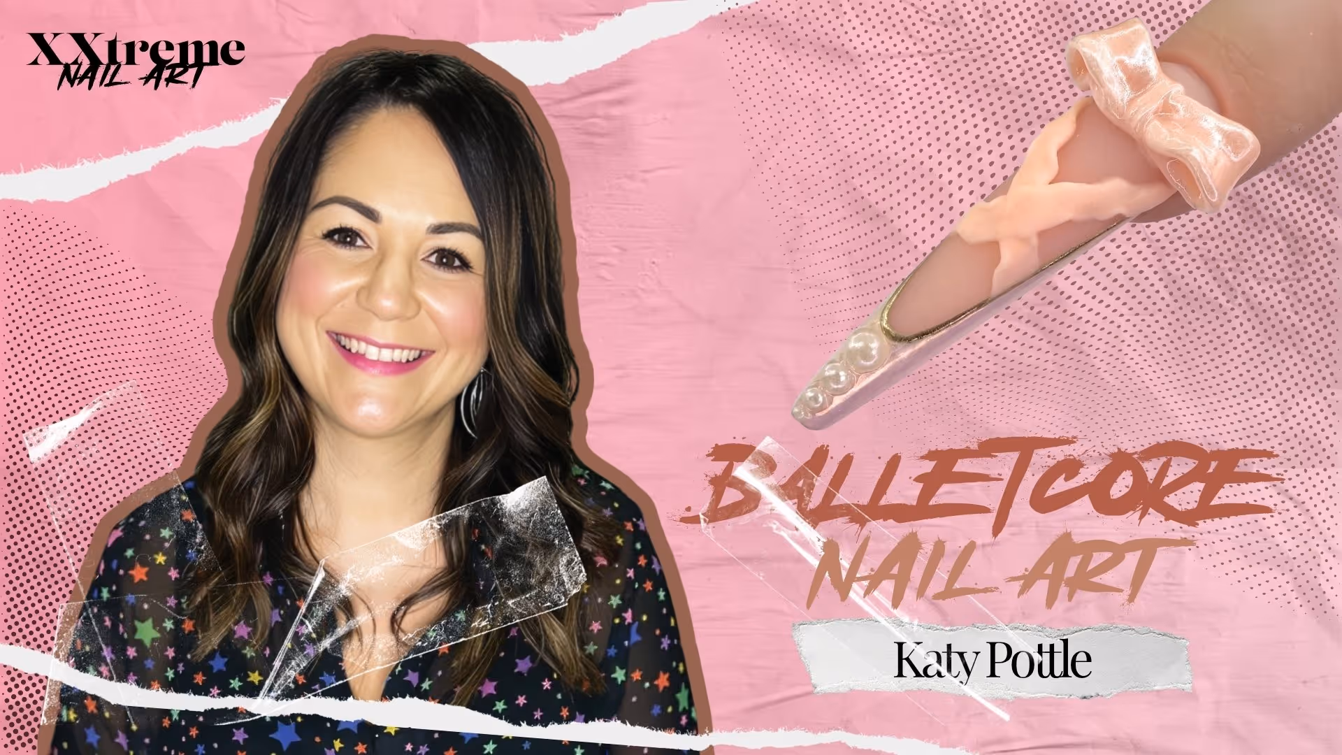 Balletcore Nail Art Design with Katy Pottle | XXTREME Nail Art