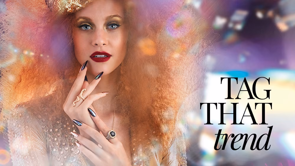 Disco Foil Nail Art Tutorial with Festive Light Effects