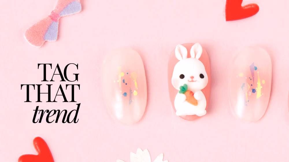 Year of the Rabbit 3D Gel Nail Art Tutorial