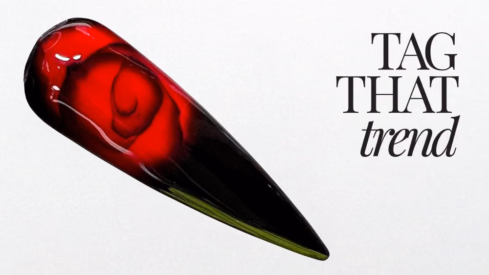 Blooming Blood Rose Nail Art Tutorial